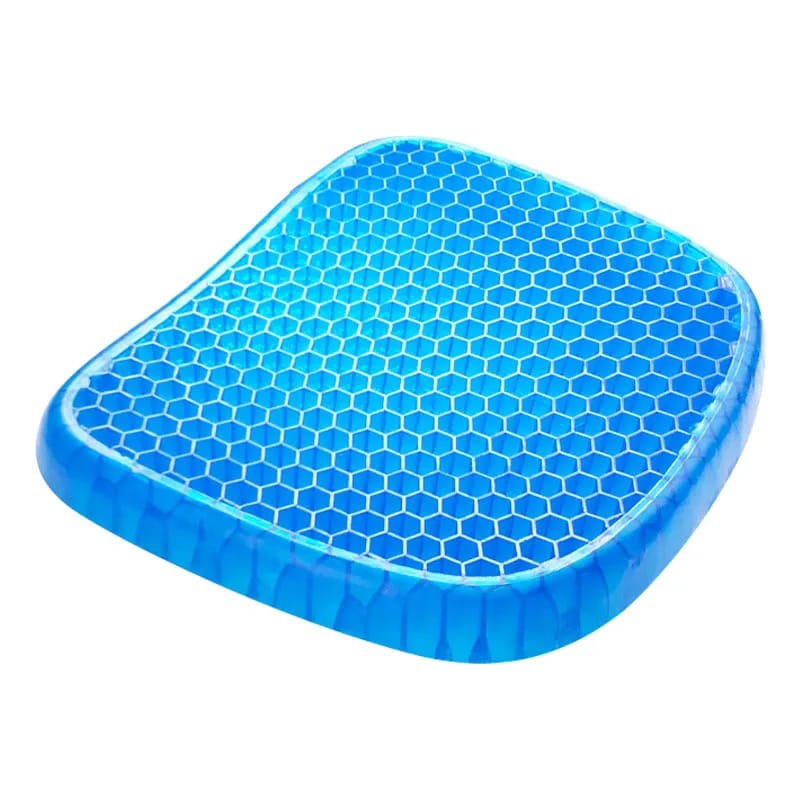 Cojín de Gel Terapéutico con Diseño en Panal - Máximo Soporte Lumbar y Frescura