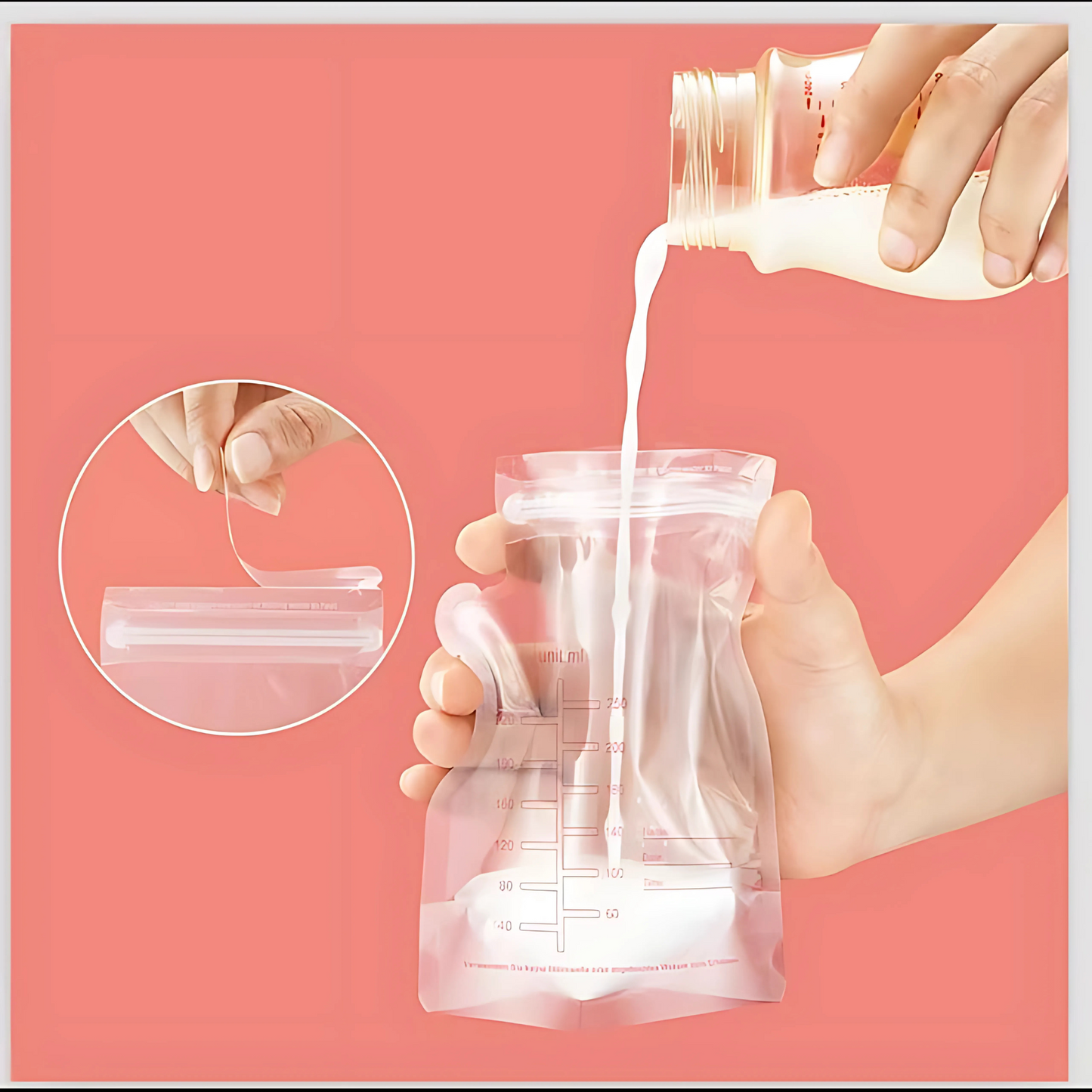 Pack 30 Bolsas para Almacenamiento de Leche Materna