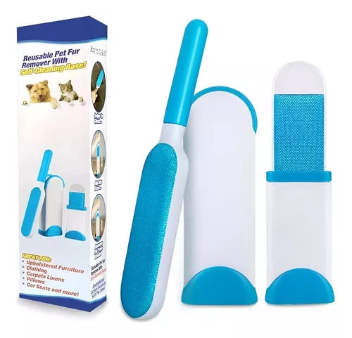 Removedor de Pelos de Mascotas Reutilizable - Rodillo electrostático de Limpieza Profunda
